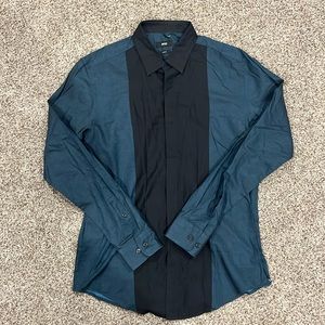 Hugo Boss Men's Slim Fit Dress Shirt Large